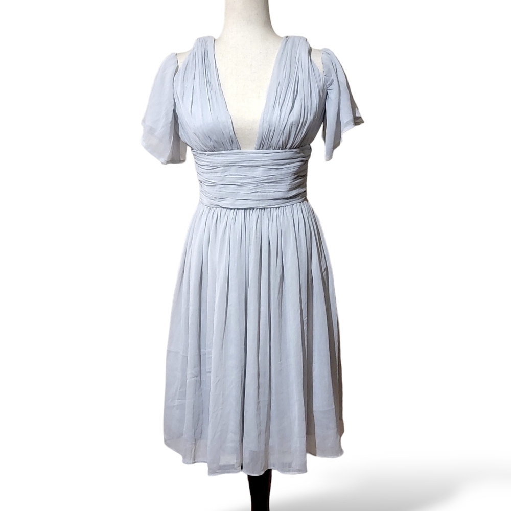 French Connection Constance Drape Cold Shoulder C… - image 1